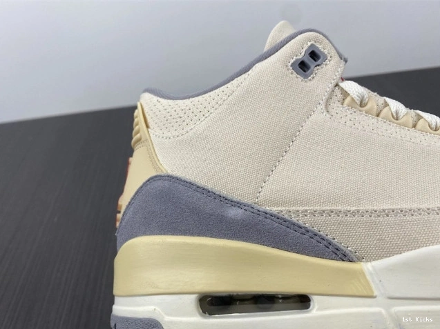 1st Kicks Shoes 3 Jordan Retro Air Muslin DH7139-100 0822